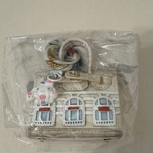 Labubu H  inspired mini Handbag with scarf and key chain